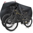 thumbnail image 1 of Waterproof Bike Cover Outdoor Protective Bike Cover Fits 1 or 2 Bikes 210D Nylon Bike Rain Cover (XL), 1 of 5