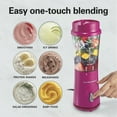 thumbnail image 6 of Hamilton Beach Personal Blender for Smoothies with Travel Lid, 14 oz, Raspberry, 6 of 10