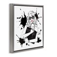 thumbnail image 2 of Stupell Industries Art Deco Black Bag Elegance & Glamour Gray Floating Frame Canvas Art, 25 x 25, by Martina Pavlova, 2 of 8