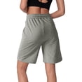 thumbnail image 6 of Itsame Lightweight Shorts Womens Walk Short Pants With Pockets Gray Size M, 6 of 7