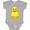 AC-Heather Grey, variant on Cute Duck Boys or Girls Baby Bodysuit