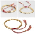 thumbnail image 4 of Beads Lucky Rope Braided Handmade Bracelet Tibetan Cotton NICE Buddhist R0N4, 4 of 9
