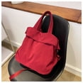 thumbnail image 3 of Bolsa De Hombro Bolsa bandolera grande de nailon para mujer, Bolsa de mano para fitness (rojo vino) Tmvgtek Para Estrenar, 3 of 5