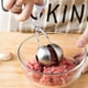 thumbnail image 3 of 1pc/2pcs Meatball Clip, Stainless Steel Non-stick Pot Meatball Maker, Meatball Making Tool Clip, Novice Non-stick Stopper Meatball Spoon, Cooking Spoon, Stainless Steel Kitchen Accessories, 3 of 4