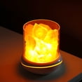 thumbnail image 1 of Lámpara De Sal Eléctrico Purificador de aire aromático USB con lámpara de piedra de sal de cristal del Himalaya natural (blanco) Likrtyny Libre de BPA, 1 of 3