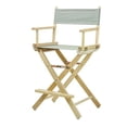 thumbnail image 1 of Casual Home 24" Director's Chair Natural Frame with Grey Canvas, Counter Height, 1 of 5