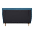 thumbnail image 6 of A&D Home Haru 48" Convertible Futon Chair, Sherbert Blue, 6 of 9