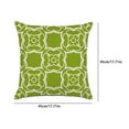thumbnail image 3 of Bdday Flowers Throw Pillow Covers 18 X 18 Inch Spring Floral Plant Leaf Linen Pillow Cushion Cases Square Pillowcases for Sofa Couch Bedroom Living Room Car, 3 of 6
