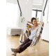 thumbnail image 2 of Silla Hamaca Chihee Colgante con 2 Almohadas Rayas Marrón, 2 of 6