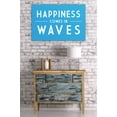 thumbnail image 3 of Happiness Comes in Waves, Simply Said (24x36 Giclee Gallery Art Print, Vivid Textured Wall Decor), 3 of 3