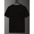 thumbnail image 4 of Literary and Fresh Style: Exquisite Feather Pattern Print White Casual Short Sleeve T-Shirt, 4 of 5