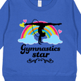 thumbnail image 3 of Inktastic Gymnastics Star Toddler Sweatshirt, 3 of 4