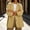 Khaki, variant on Women's Notched Lapel Oversized Casual Blazer, Roll Tab Long Sleeve Two Button Soft Woven Jacket with Side Pockets for Spring Fall Daily Travel Layering