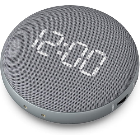 Super Loud Alarm Clock for Heavy Sleepers Adults Teens, Vibrating Alarm Clock Bed Shaker Under Pillow, Rechargeable Battery Powered for Travel, Auto-Dim, Portable