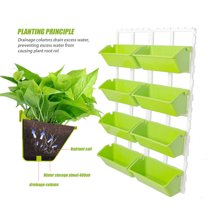 Vertical Herb Planter Grow Garden Flowers Vegetables Boxes Wall Elevated Raised Bed