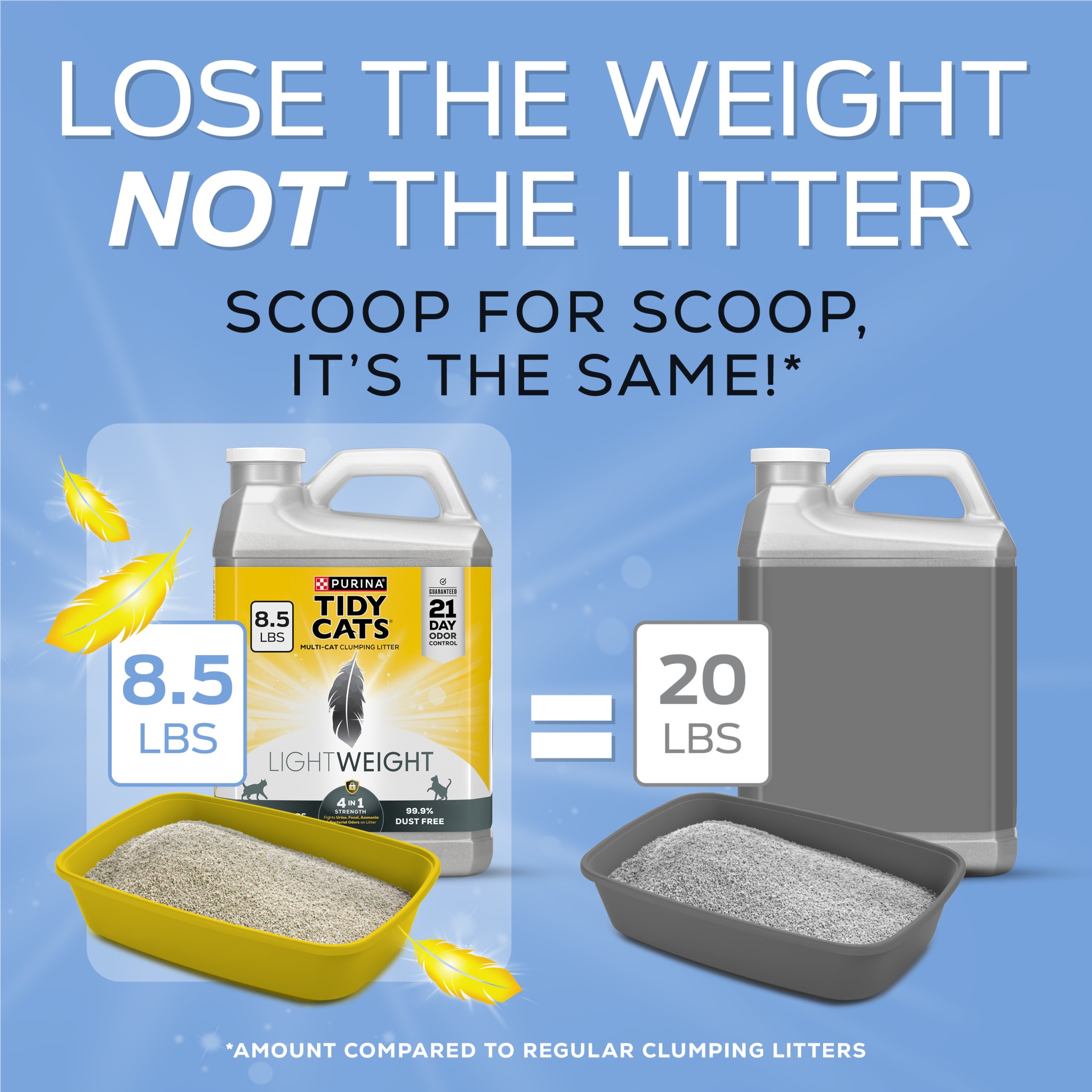 Tidy Cats 4-In-1 Strength Lightweight Cat Litter, 8.5 lb photo 3