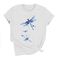 thumbnail image 6 of Bgstyu Summer Graphic shirts for Women Cute Boho Flowers Tshirt Casual Short Sleeve Crew Neck Tee Tops, 6 of 7