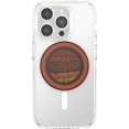 thumbnail image 4 of Soporte para teléfono PopSockets redondo, compatible con MagSafe, madera de olivo, 4 of 6
