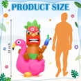 thumbnail image 2 of Sappy Tiki Flamingo inflable de 1,5 m para decoración LED para exteriores, 2 of 6