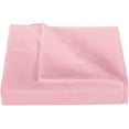 thumbnail image 1 of 1100 Thread Count 3 Piece Flat Sheet ( 1 Flat Sheet + 2- Pillow cover ) 100% Egyptian Cotton Color Pink Solid Size California King, 1 of 1