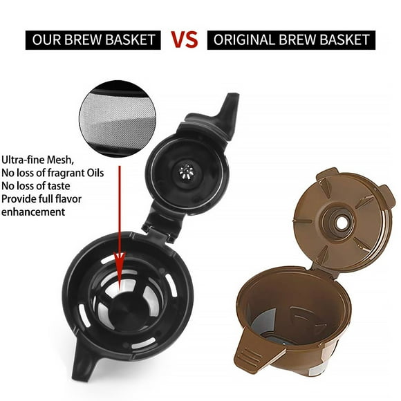 Boyijia Stainless Steel Reusable Tea Coffee Filter Basket Replacement for Hamilton Beach FlexBrew 2-Way Coffee Maker