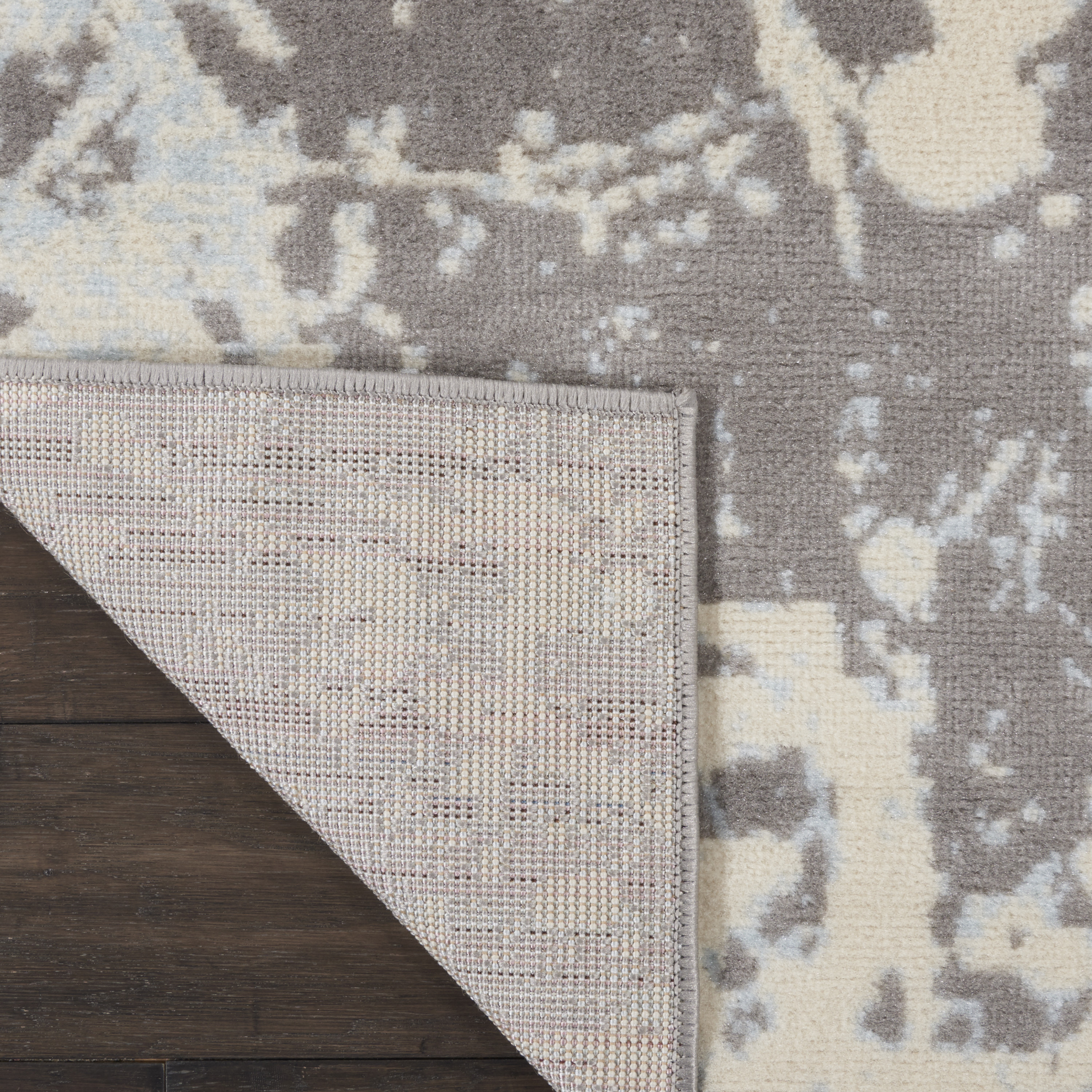 Walmart Bliss Transitional Trellis Grey 2' x 4' Area Rug, (2' x 4')