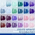 thumbnail image 3 of Set de esmaltes de uñas en gel ABAC Solid 24 colores con brocha Pro, 3 of 7
