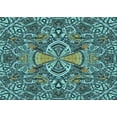 thumbnail image 1 of Ahgly Company Machine Washable Indoor Rectangle Transitional Dark Blue Grey Blue Area Rugs, 5' x 8', 1 of 7