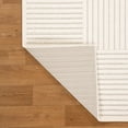 thumbnail image 6 of Luxe Weavers Geometric Checkered Cream 2x3 Area Rug, High Low Carpet, 6 of 9