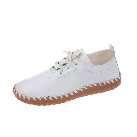 

Follure Girl women s casual shoes Fashion Women s Casual Shoes Breathable Slip-on Leisure Sneakers White 40