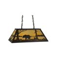 thumbnail image 3 of Meyda Tiffany 130626 33" L Bear At Lake Island / Billiard Fixture - Bronze, 3 of 5