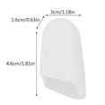 thumbnail image 2 of LLC Rubber Clarinet Saxophone Mouthpiece Cap Tip Reed Protector Accessory (M-Whilte), 2 of 5