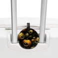 thumbnail image 3 of Halloween Eyeballs Set of 2pcs PU Leather Round Suitcase Tags with Privacy Cover and Name ID Tag - Ideal for Travel Luggage, Handbags, Backpacks, School Bags, 3 of 6