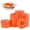 Orange, variant on AdirPro 12 Pack Fluorescent Flagging Tape - Multipurpose Neon Marking Tape - Great Visual Labeling & Tagging for Home & Workplace Use (Fluorescent Red, 150 feet)
