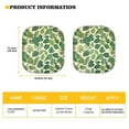 thumbnail image 6 of Binienty Palm Leaf Car Windshield Sun Shade Front Windshield Shade for Sun 2-Piece Foldable Car Windshield Sun Shade Automotive Front Window Sunshade Protector, 6 of 6