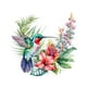thumbnail image 2 of Pegatinas de pared con diseño de pájaros y flores para ventana, decoración floral de PVC, calcomanías para puertas y ventanas, calcomanías para ventan, 2 of 9