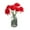 Red, variant on YAOMOBB Fake Carnation Flower Silk Artificial Carnation Flowers Realistic No Watering Fade Free DIY Gift