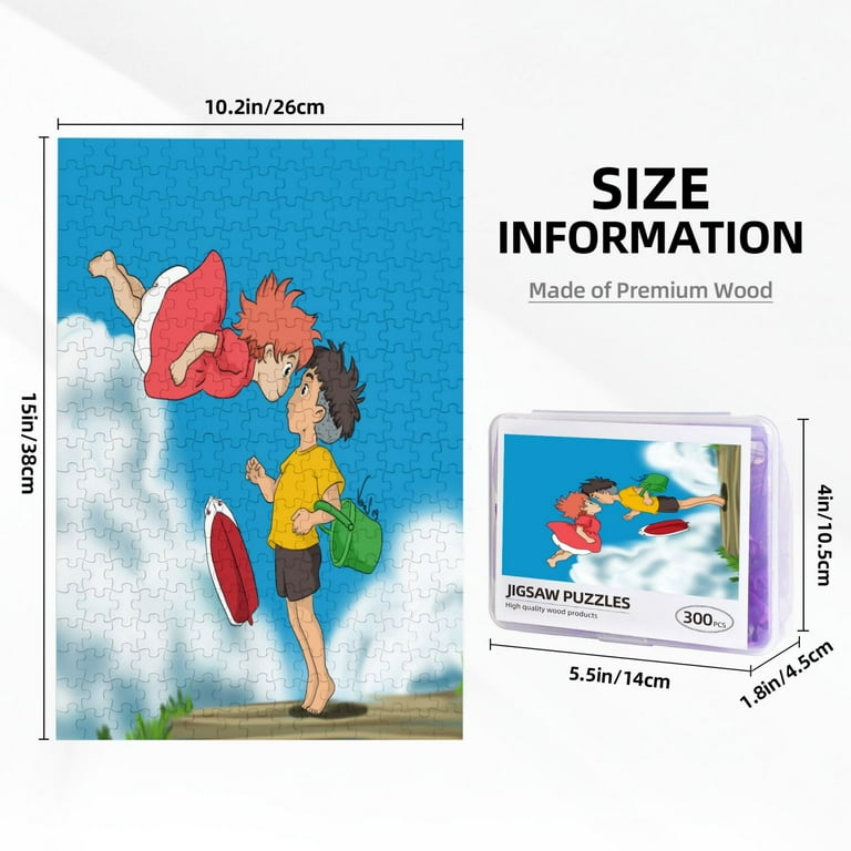 500 Piece Ponyo Jigsaw Puzzle for Adults Leisure Gift for Birthday