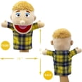 thumbnail image 2 of Marionetas de mano FIMIGID para miembros de la familia, estilo africano, 30 cm, 2 of 6