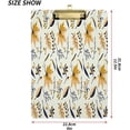 thumbnail image 2 of FMSHPON Autumn Leaves in Cartoon Style Clipboard Hardboard Wood Nursing Clip Board and Pull for Standard A4 Letter 13x9 inches, 2 of 7