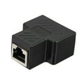 thumbnail image 1 of Conector Adaptador Divisor RJ45 De Contacto 1 A 2 Puertos Hembra Para Cables LAN Ethernet CAT 5/CAT 6/CAT 7 Divisor De Enchufe Hub PC Portátil Enrutador Enchufe Modular De, 1 of 6