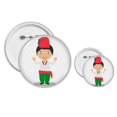 thumbnail image 1 of Kit de Conception de Badges de Dinde Rouge et Verte, 1 of 3