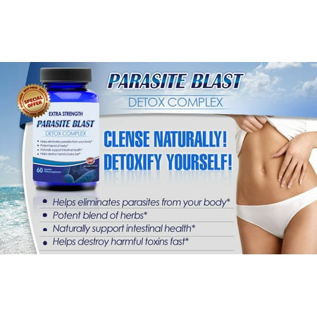 Parasite Free Detox Cleanse 60 Caps 1 month (Best Body Detox Cleanse Products)
