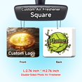 thumbnail image 2 of Ambientador personalizado cuadrado de doble cara CDBUY, 2 of 7