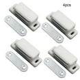 thumbnail image 3 of 4X Magnetic Catch Cupboard Door Latch White Cabinet Catch Magnet with Screws, 3 of 9
