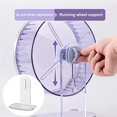 thumbnail image 2 of CSChome Support de Roue de Course pour Petits Animaux Support de Roue de Course Durable Facile à Installer Hauteur Réglable Support de Roue d'Exercice pour Hamster Fournitures pour Animaux, 2 of 7