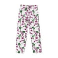 thumbnail image 3 of Fotbe Orchids Flowers Men's Pajama Pants,Sleepwear Pants,Pj Bottoms Drawstring And Pockets-X-Large, 3 of 7
