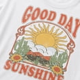 thumbnail image 3 of Good Day Sunshine Retro Sun Graphic T-Shirt, Unisex Classic Fit Cotton Blend Tee, 3 of 9
