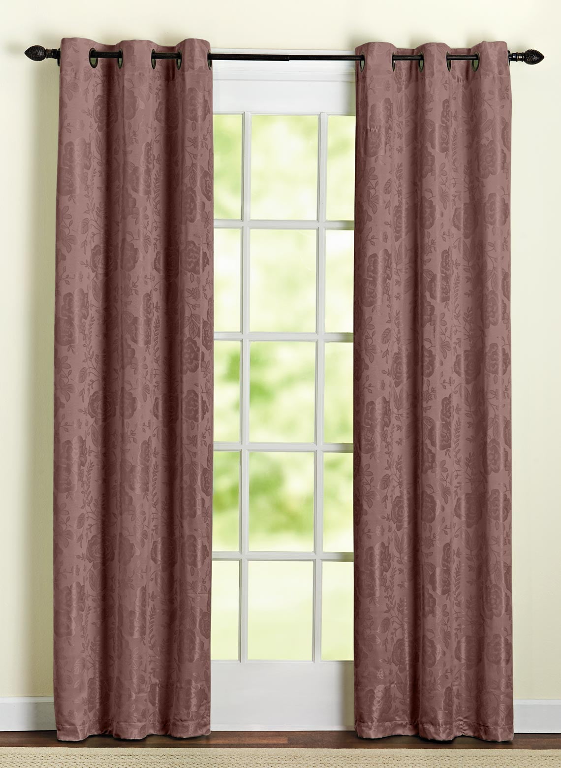 Floral Damask Curtains