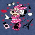 thumbnail image 3 of Disney - Mickey & Friends - Minnie - Pretty in Paris - Toddler And Youth Girls Short Sleeve Graphic T-Shirt, 3 of 5